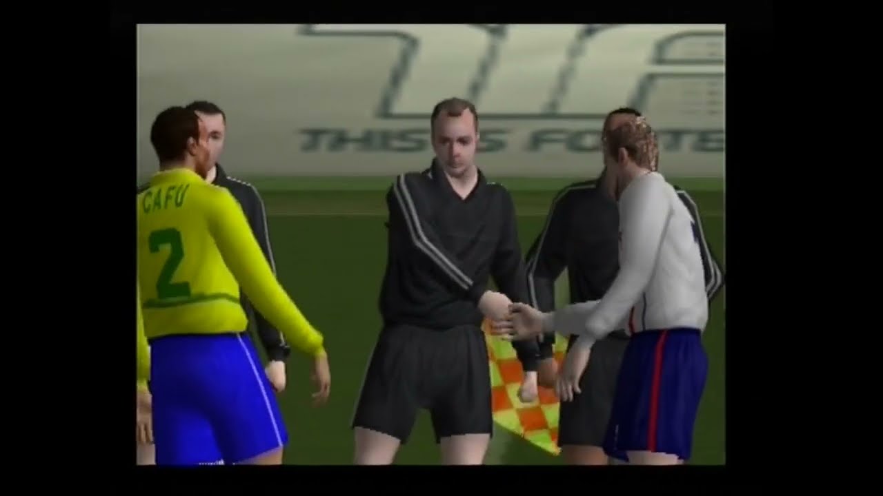 This is Football 2003 Demo (PS2) - Full Match Gameplay