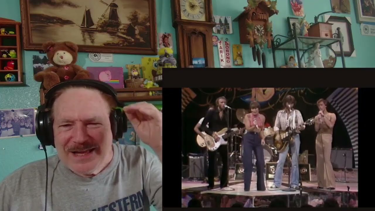 Bee Gees и Хелен Редди - To Love Somebody | The Midnight Special 12.09.1975. Реакция обывателя.