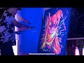 The Flash live neon’s painting
