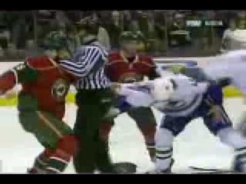 Wild and Canucks Brawl