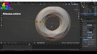 Animate a twisted torus in blender