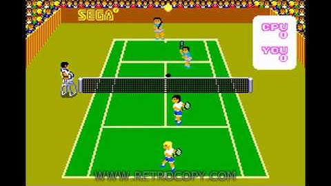 Great Tennis (Sega Master System) - RetroCopy Intro