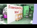 DIY Freestanding Wall - workshop improvement project