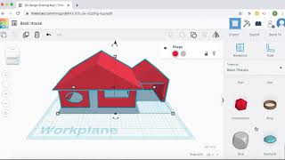 Create a Basic House in TinkerCad