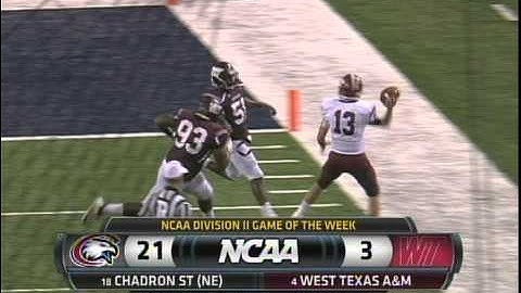 2013 RMAC Football Chadron State vs West Texas A&M