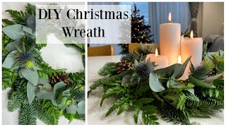DIY Christmas wreath making