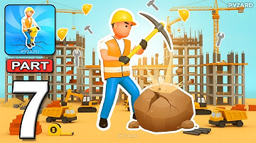 Road Builder Idle - Gameplay Walkthrough Part 7 - Renovate Cities With Builders (Android, iOS)