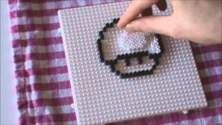 Bügelperlen Vorlage 1 Up Mushroom Perler Bead Tutorial