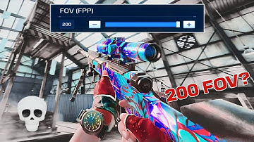 200 FOV SNIPING with Random World Chat Players (ADS FOV Curve ON)