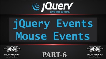 06 | jQuery Events | Mouse Events In jQuery | Events In jQuery | Learn jQuery (Hindi/Urdu)