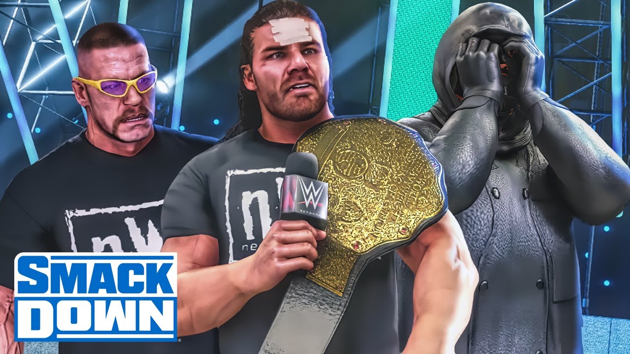 John Cena Unmasks Giant nWo Bodyguard (WWE 2K Story)