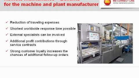 Webinar secure remote maintenance of machines and lines