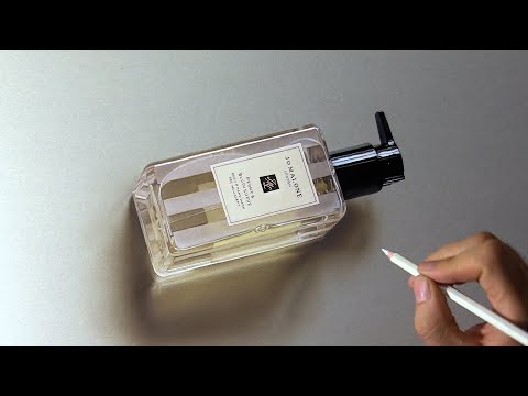 Drawing a soap dispenser... so realistic you want press the push-button 😊