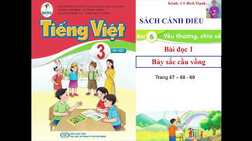 TIẾNG VIỆT 3 TẬP 1- SÁCH CÁNH DIỀU - BÀI 6 - BÀI ĐỌC 1:  BẢY SẮC CẦU VỒNG trang 67 - 68 - 69