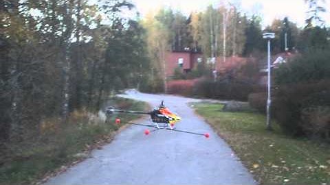 Trex 550E FBL + MicroBeast  (test 1)