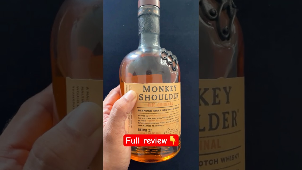 Monkey Shoulder review #shortsviral #scotchwhisky - YouTube