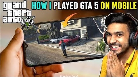 Install and Play GTA 5 on any Android Smartphone  right now  ! 😱