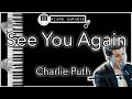 See You Again - Wiz Khalifa ft. Charlie Puth - Piano Karaoke Instrumental