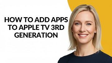 How to Add Apps to Apple Tv 3rd Generation - Julia