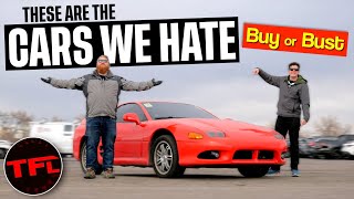Cars We Would NEVER Buy! | Buy or Bust Ep. 8