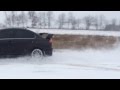 Mitsubishi lancer Evolution X in snow