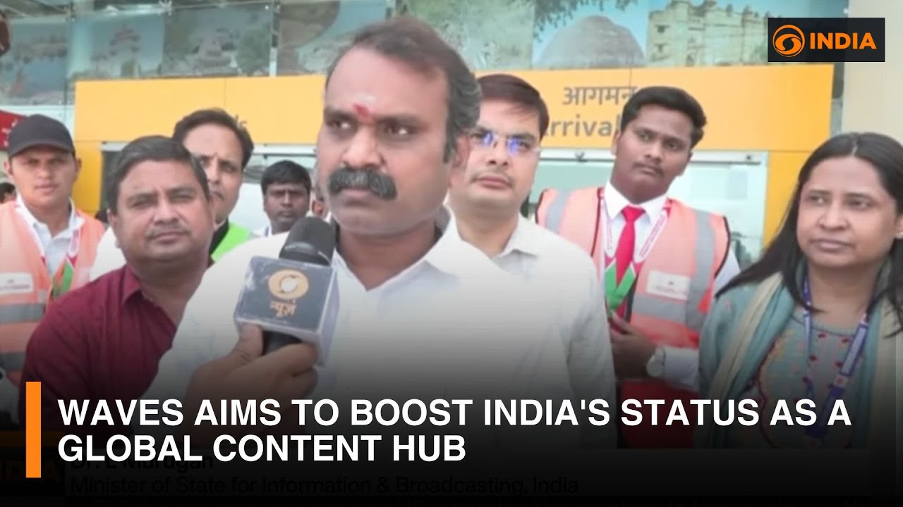 WAVES aims to boost India's status as a global content hub | DD India ...