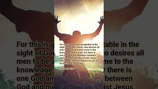 I Timothy 2:3-6