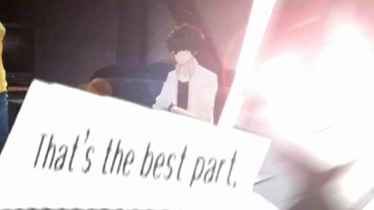 That your better. Thats the best Part persona 5. That's the best Part. This is the best Part persona 5. The good Part.