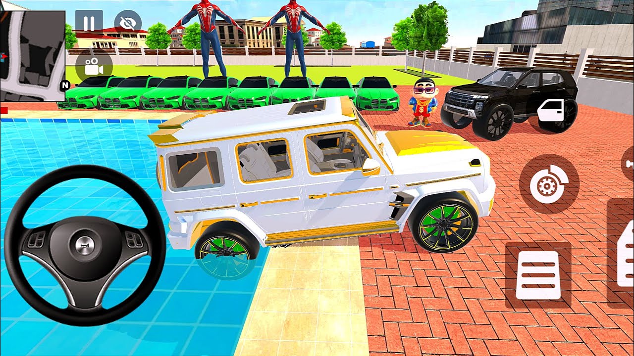 🕷️ Spiderman & Hulk 🚗 Superhero Car 3D Game | Indian Theft Aura