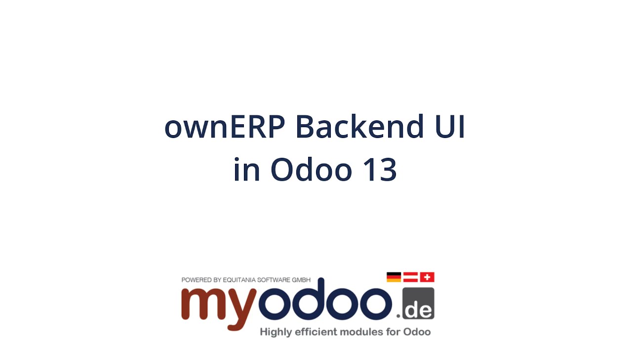 Odoo 13 ownERP Backend UI Theme