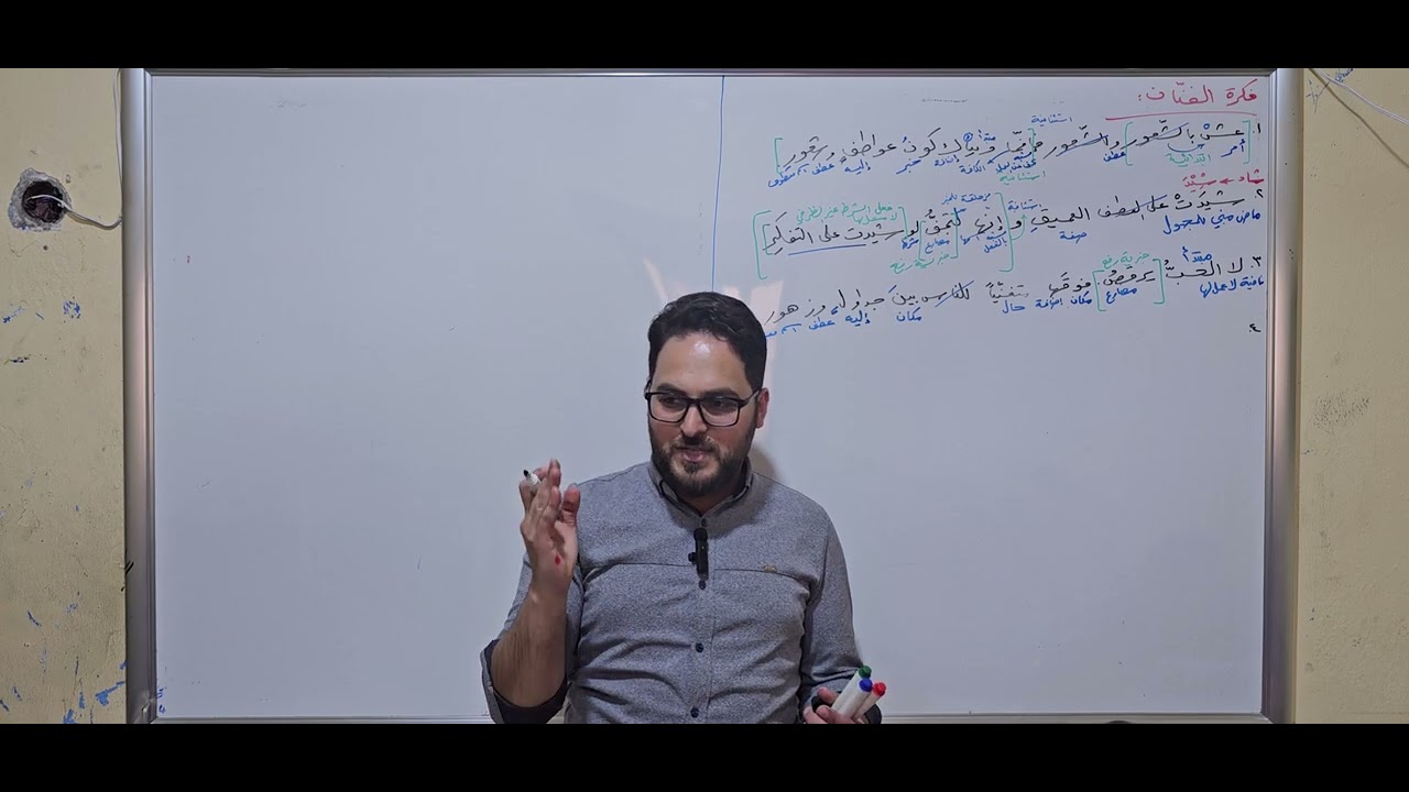 بكالوريا 2024 ، اللهمّ ارحم زوجتي وأسكنها الفردوس الأعلى . الجلسة : ٧١ . فكرة الفنّان ( إعراب )