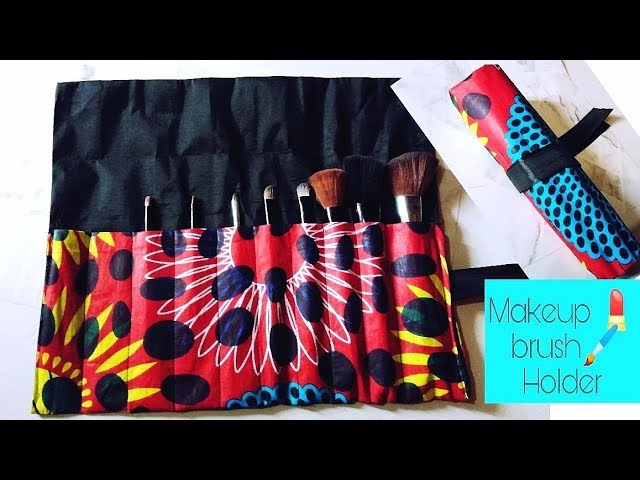 HOW TO MAKE A FABRIC BRUSH HOLDER - Le café de maman