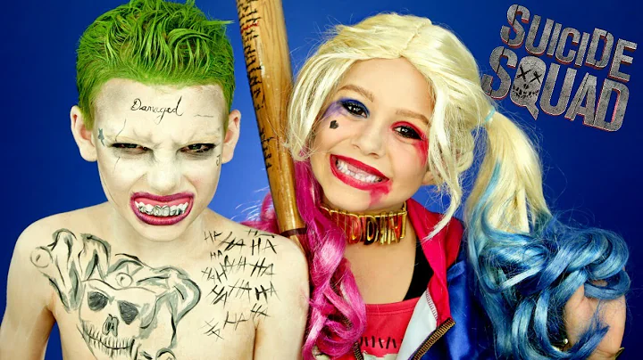 Harley Quinn and Joker Suicide Squad Makeup and Co...