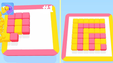 Square Sort - New Release - Hyper Hybrid Casual - Gameplay Walkthrough (iOS & Android)