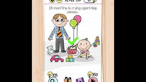 Brain Test: Tricky Puzzles Level 139 Walkthrough Solution Answers Solved