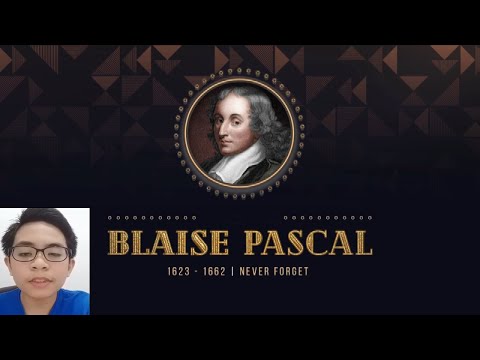 Video: Sino Si Blaise Pascal