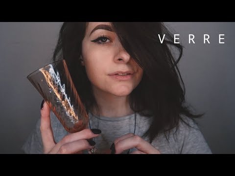 ASMR FRANCAIS 💠 VERRE 💠 intro puis no talking, tapping