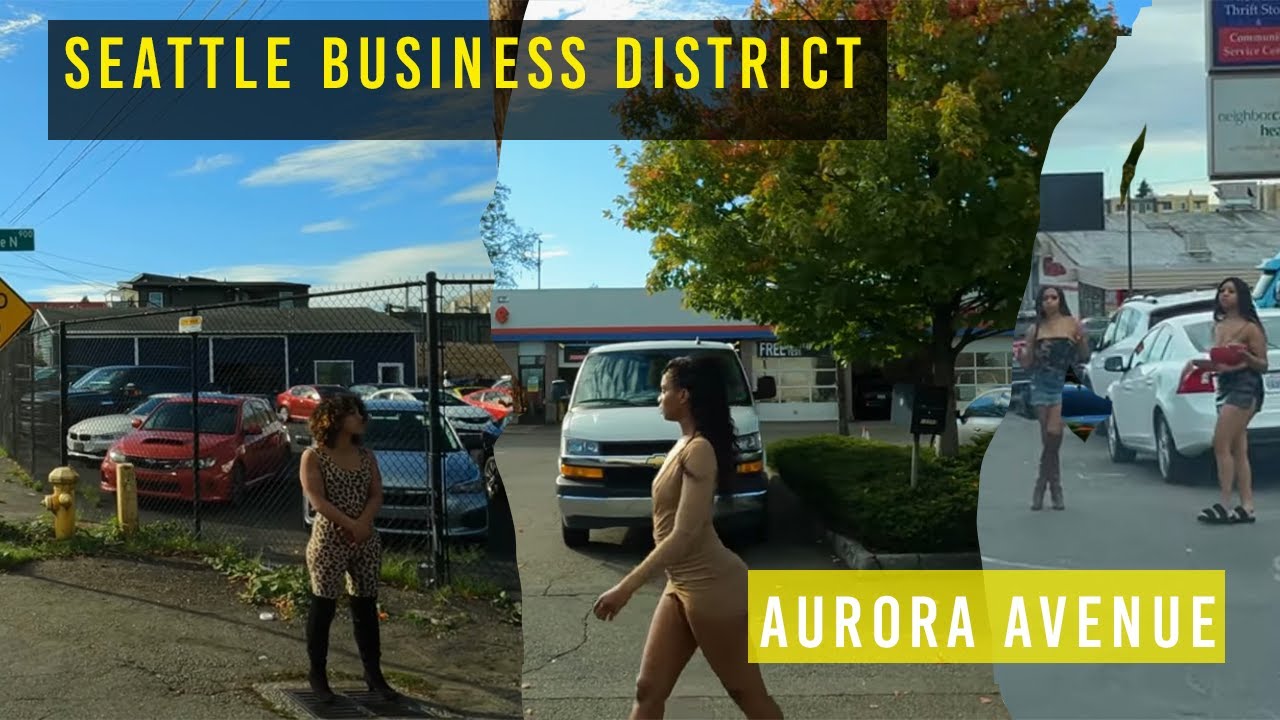 Seattle Districts Business Prostitution Aurora Avenue 4k Bus View seattle-districts-business-prostitution-aurora-avenue-4k-bus-view