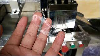 Transparent crystal eye mask blister packaging machine