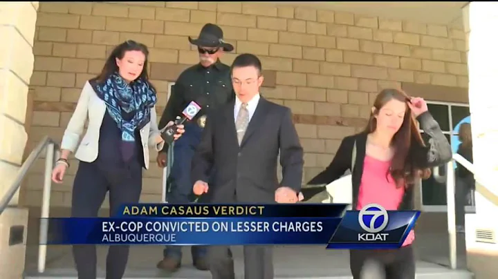 Adam Casaus verdict: Ex-cop convicted on lesser charges