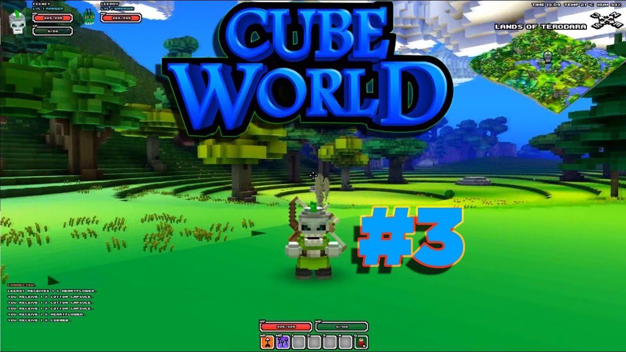 Cube World - Part 3 - Where Do We Go ?? W/DatMan Leeroy