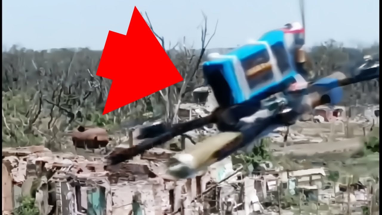 FPV Drone Finds Hiding Spot Of Soldier