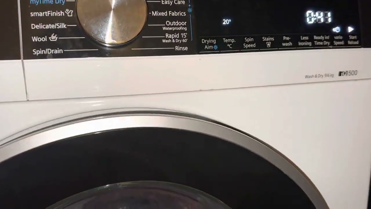 Siemens iQ500 W&D - Easy Care Main Wash