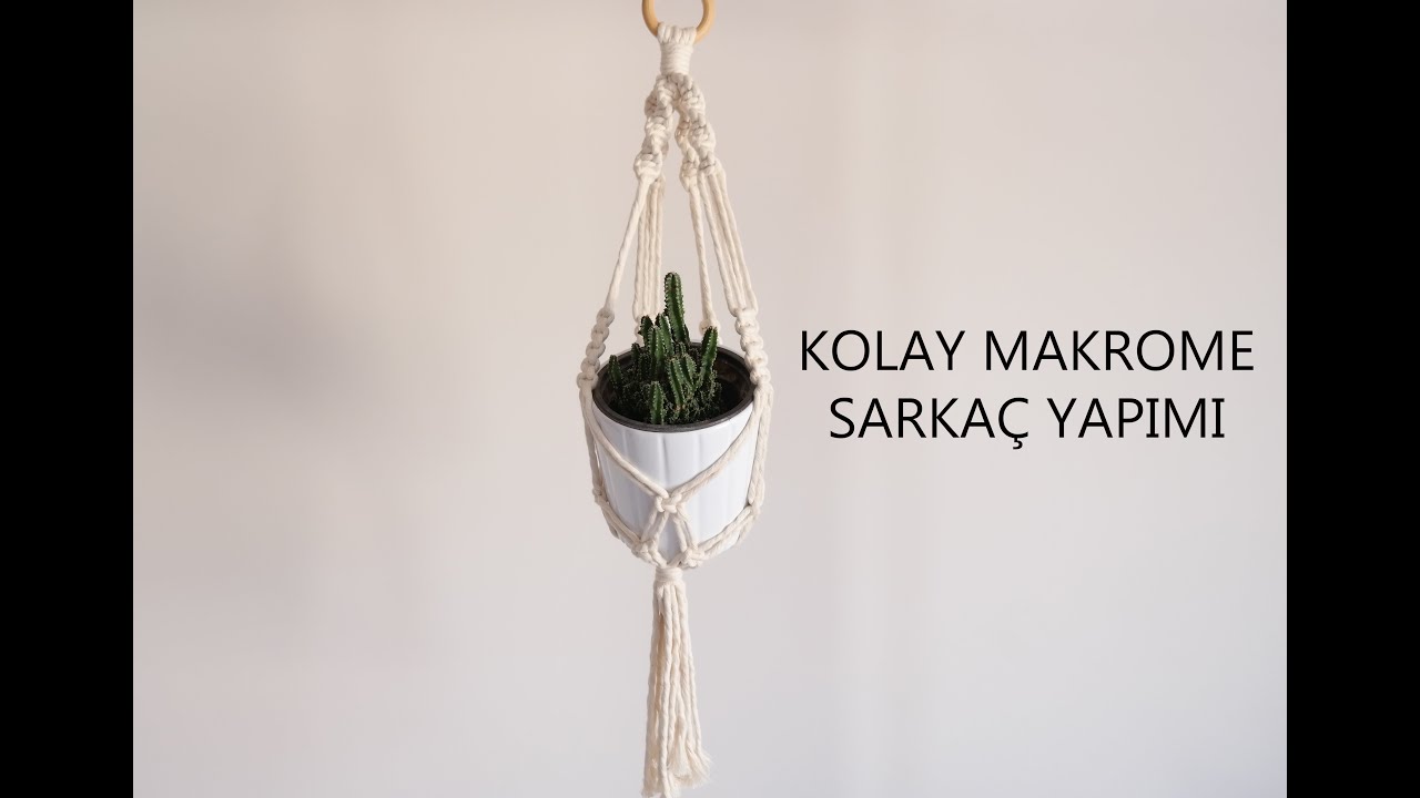 Kolay Sarkaç Yapımı ( Makrome Sarkaç Yapımı )