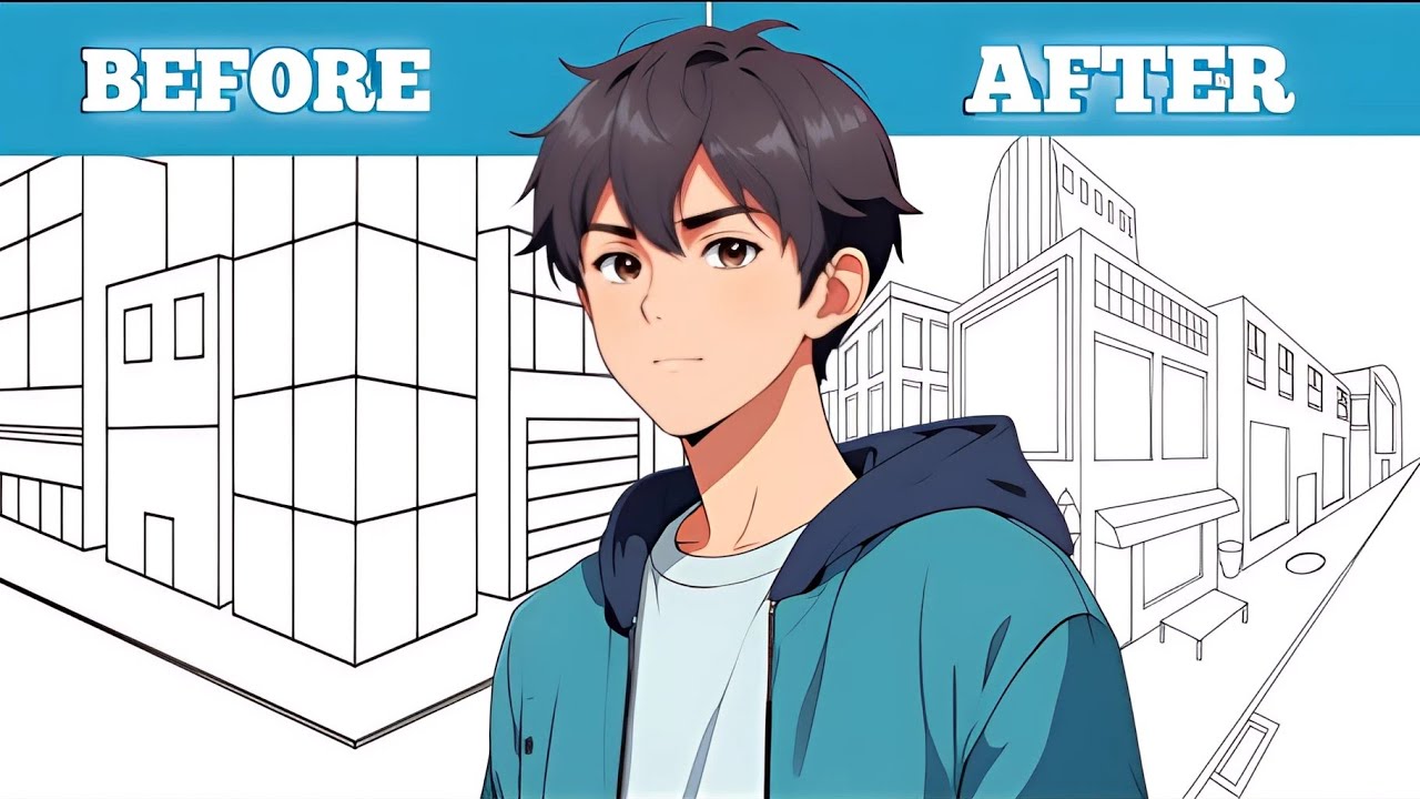 How to make anime background in mobile #tutorial #animebackground - YouTube