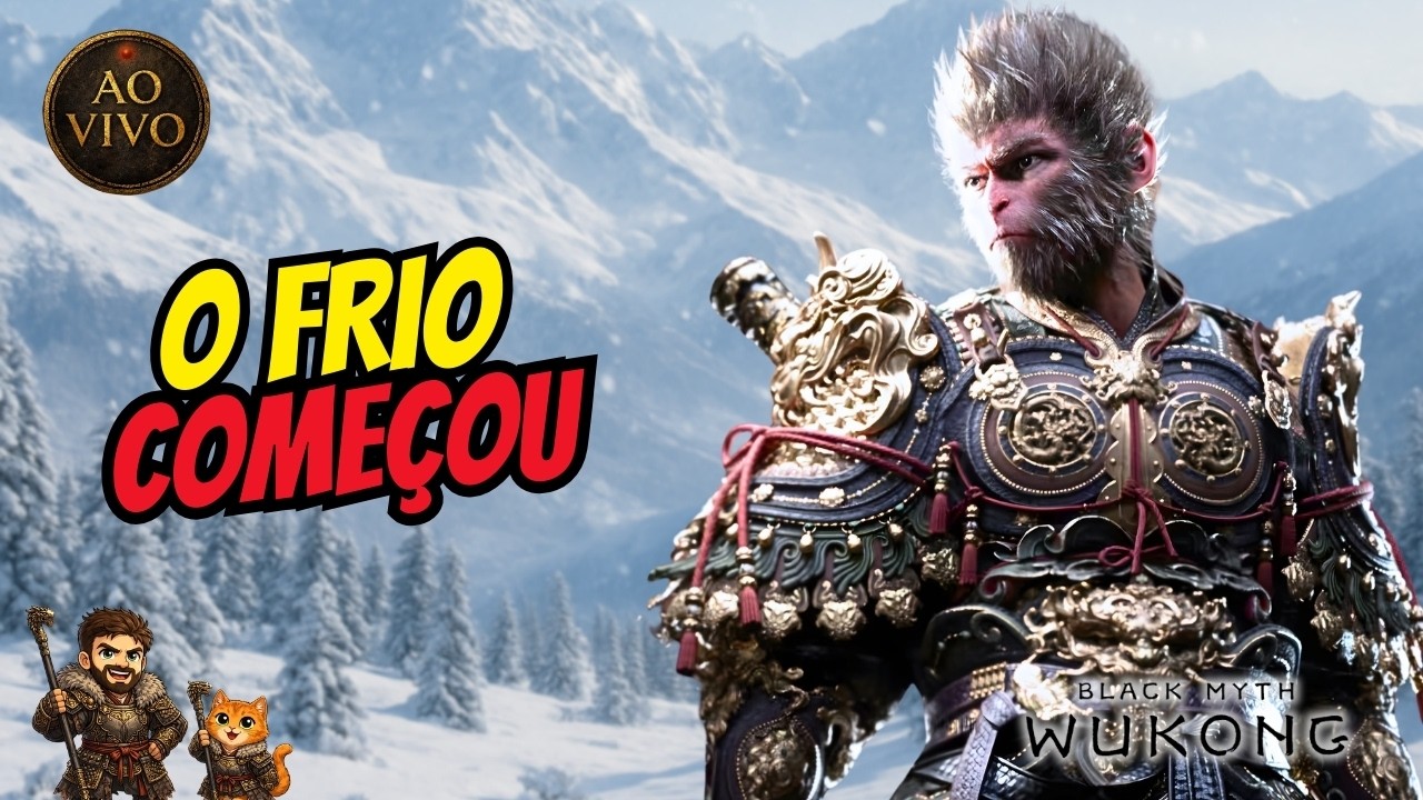 🔴BLACK MYTH: WUKONG – Capítulo 3 nas montanhas congeladas | (PS5 PT_BR)