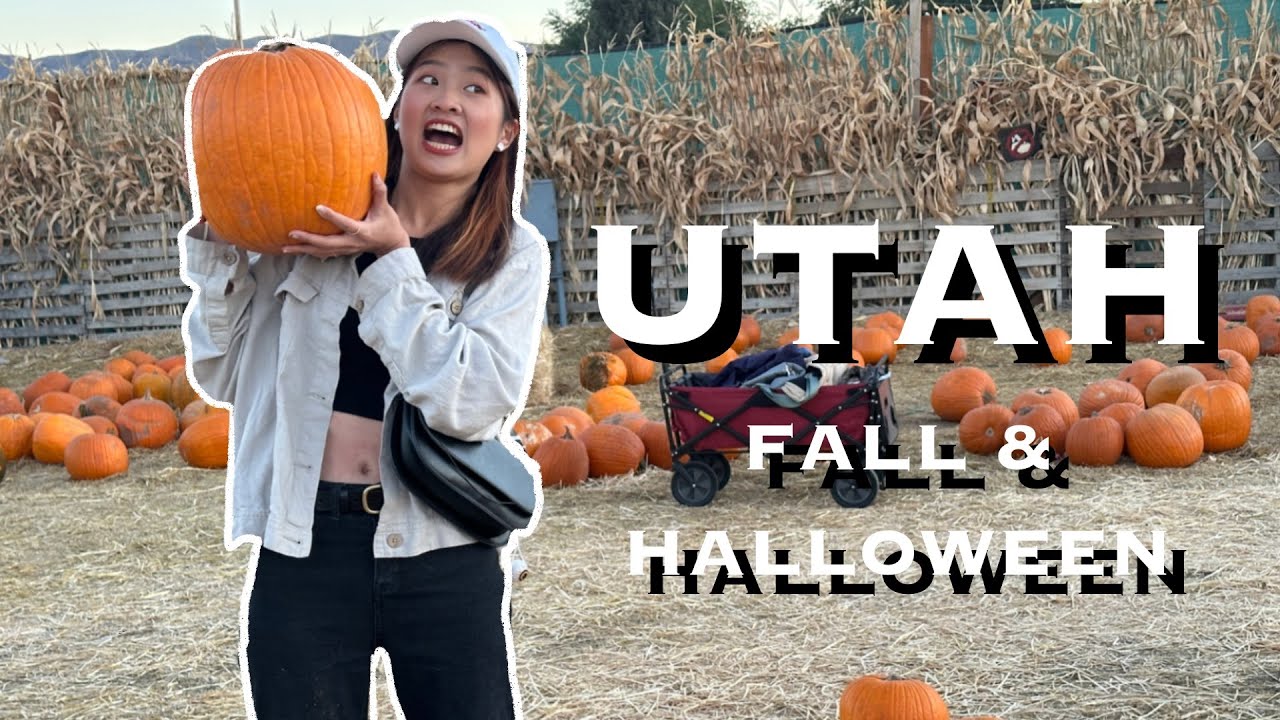 Utah Fall & Halloween | 雕南瓜初體驗、美國的萬聖節活動🎃 | Anna's Vlog | Utah - YouTube