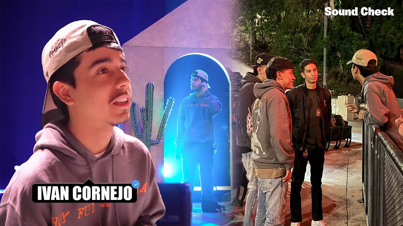 IVAN CORNEJO invited us BACKSTAGE + SOUNDCHECK | Agushto Papa Vlog