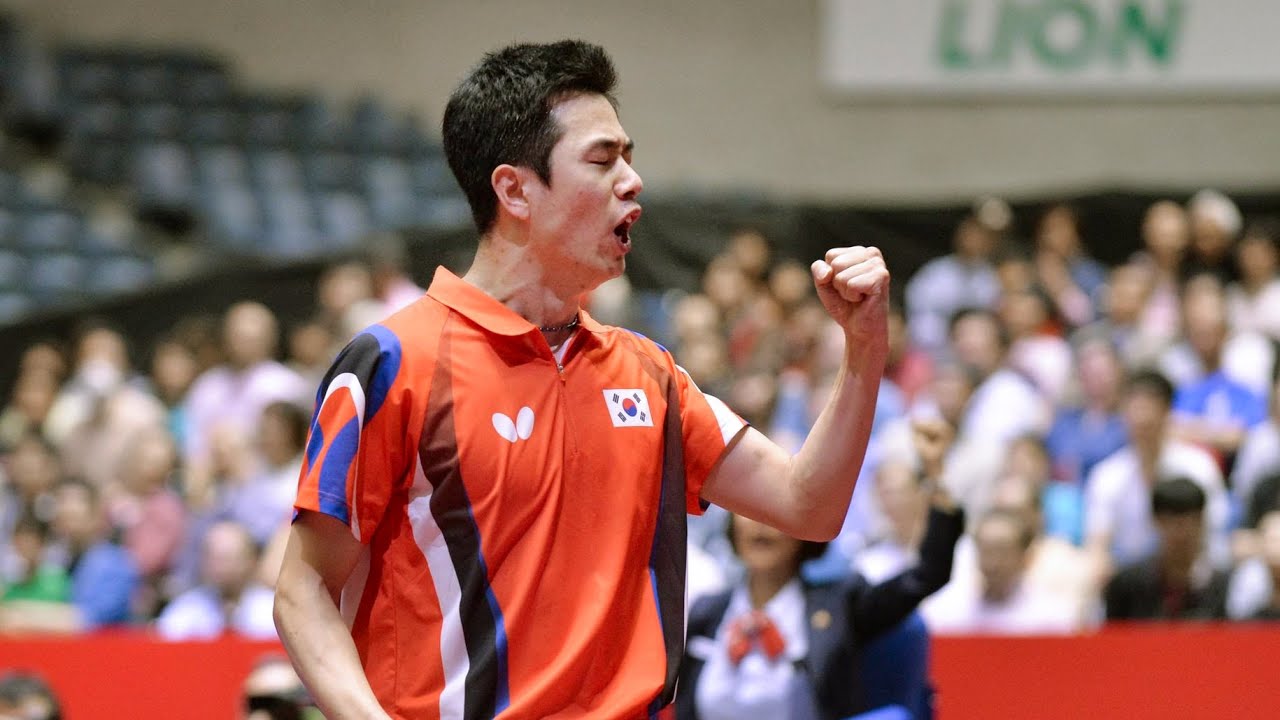 Joo Sae-hyuk vs. Chuang Chih-yuan | 2014 WTTTC Quarterfinal | Korea vs. Chinese Taipei | Highlights