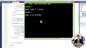 สอน Visual Basic .NET พื้นฐาน 10. การใช้ If...Then...Else และ Select Case